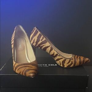 Kenneth Cole Tiger Stripe Heels